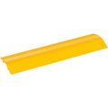 Vestil Extruded Aluminum Hose & Cable Crossover, Yellow, 24" x 7-1/8" x 1-1/16" HCR-24-Y